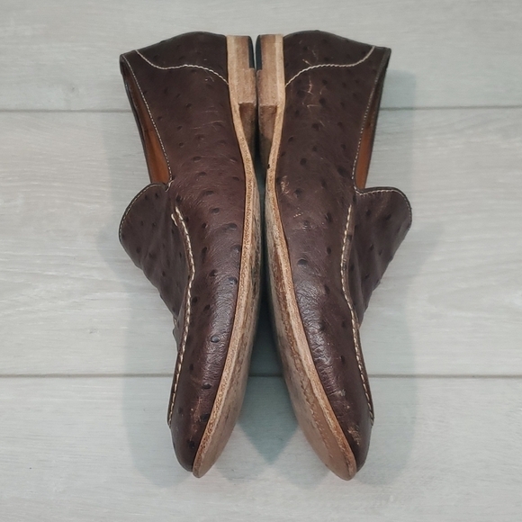 Donald j Pliner Mens Mathis Loafer Ostrich Leather Slip on dress shoes sz 7 main image 12